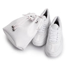 Kit Sneaker Tênis feminino Chunk sola alta com bolsa saco transversal