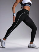 Calça Legging Feminina Queens de Cintura Alta, Sem Costura.