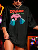 Camiseta Cão Coragem Maromba Unissex para Treino