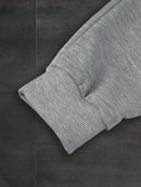 Manfinity Dauomo Conjunto de Moletom com Zíper e Calça Casuais com Bordado de Letra Masculino, Outono