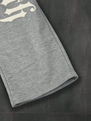 Manfinity Dauomo Conjunto de Moletom com Zíper e Calça Casuais com Bordado de Letra Masculino, Outono