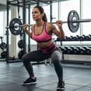 Cinturão Fivela Rosa Para Academia Lombar Agachamento