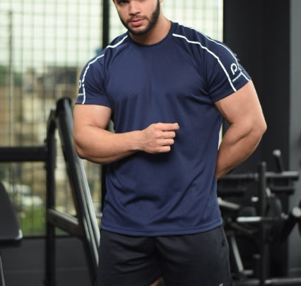 Camisa Masculina Dry Fit Raglan Academia Esportes