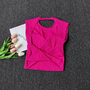 Top Yoga Sexy Sem Costas Slim Fit