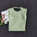 Top Yoga Sexy Sem Costas Slim Fit