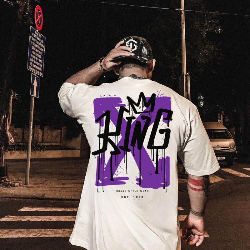 Camiseta Oversized Anti Cardio King