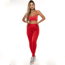 Conjunto Fitness Feminino Zero Transparência com Top Costa Nua – Queen Luna Fit