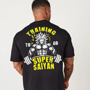 Camiseta Oversized Dragon Ball GYM Varias Estampas Camisa Masculina Academia Lançamento
