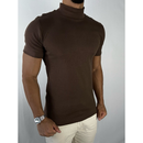 Camisa Masculina Canelada Gola Alta