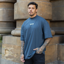 Camiseta Oversized Gola Alta Borracha StreetWear Masculina Unissex