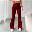 Calça Pelúcia Boca de Sino Bailarina