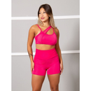 Conjunto Fitness Detalhe Em Tule (bermuda+top) Academia 11172/11174