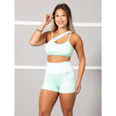 Conjunto Fitness com Detalhe em Tule — Bermuda