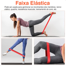 Kit Completo 4x1 Lorben Rolo de Massagem Bastão Miosfascial Bola Lacrosse Faixa Elástica Band Bolsa