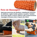 Kit Completo 4x1 Lorben Rolo de Massagem Bastão Miosfascial Bola Lacrosse Faixa Elástica Band Bolsa