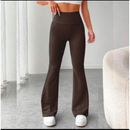 Calça Pelúcia Boca de Sino Bailarina