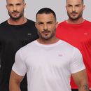 KIT 3 Camisetas Dry Fit ORIGINAL Masculina Para Treino e Academia