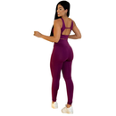 Conjunto Fitness Confortável De Academia Calça E Top Cropped