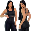 Conjunto Fitness Calça + Top Cropped
