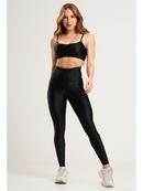 Conjunto Fitness Calça Legging e Top Bliss Poliamida Zero Transparência Academia Feminina