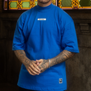 Camiseta Oversized Gola Alta Borracha StreetWear Masculina Unissex