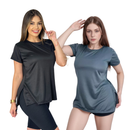 Kit 2 Camisetas Dry Fit Feminina