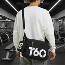 Bolsa de Ombro Com Bolsinha Marca T60 Original De Lona Grande para Lazer Mochila Bolsas Feminina Masculino