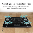 Profissional Balança Bioimpedância Digital lmc Aplicativo Bluetooth, USB, Fitness Treino 180kg