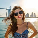 Chapéu/Boné Feminino De Aba Longa Respirável