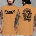 Camiseta regata machao oversized banda de heavy metal black sabbath em algodao unissex