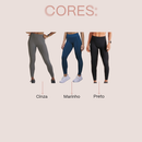 Calça Legging Com Cós De Silicone Alto Ventilação Estratégica E Flexibilidade Para Treinos