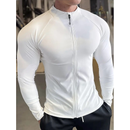 Camisa casaco de manga longa com zíper, com proteção UV, Leve para basquete intenso, ciclismo caminhada academia