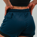 Short Feminino Dry Fit com Bolso Para Celular: Ideal para Caminhada, Academia, Ginástica e Corrida