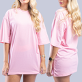 Camiseta Oversized Feminina 100% Algodão