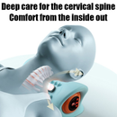 Massageador Cervical Elétrico Pescoço Tração Pulso Aquecimento Alívio Da Dor Quiropraxia Cabeça