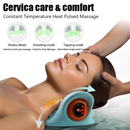 Massageador Cervical Elétrico Pescoço Tração Pulso Aquecimento Alívio Da Dor Quiropraxia Cabeça