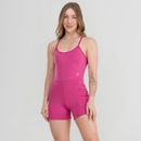 Macaquinho Fitness Zero Transparência Academia Crossfit Decote nas Costas