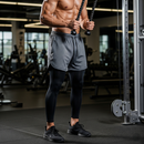 Calça Legging Masculina com Shorts Sobreposto