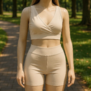 Conjunto Fitness LUna Short Cintura Alta + Top