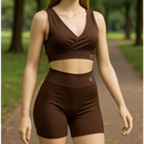 Conjunto Fitness LUna Short Cintura Alta + Top