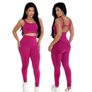 Conjunto Fitness Calça + Top Cropped