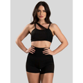 Conjunto Fitness Detalhe Em Tule (bermuda+top) Academia 11172/11174