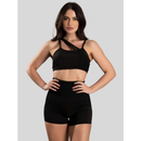 Conjunto Fitness Detalhe Em Tule (bermuda+top) Academia 11172/11174