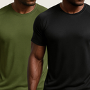 2 Camisas Masculina Tecido Colmeia Esportiva DryFit/academi/treino