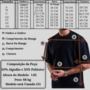 Camiseta Oversized Texturizada Casual Básica Lisa Reta