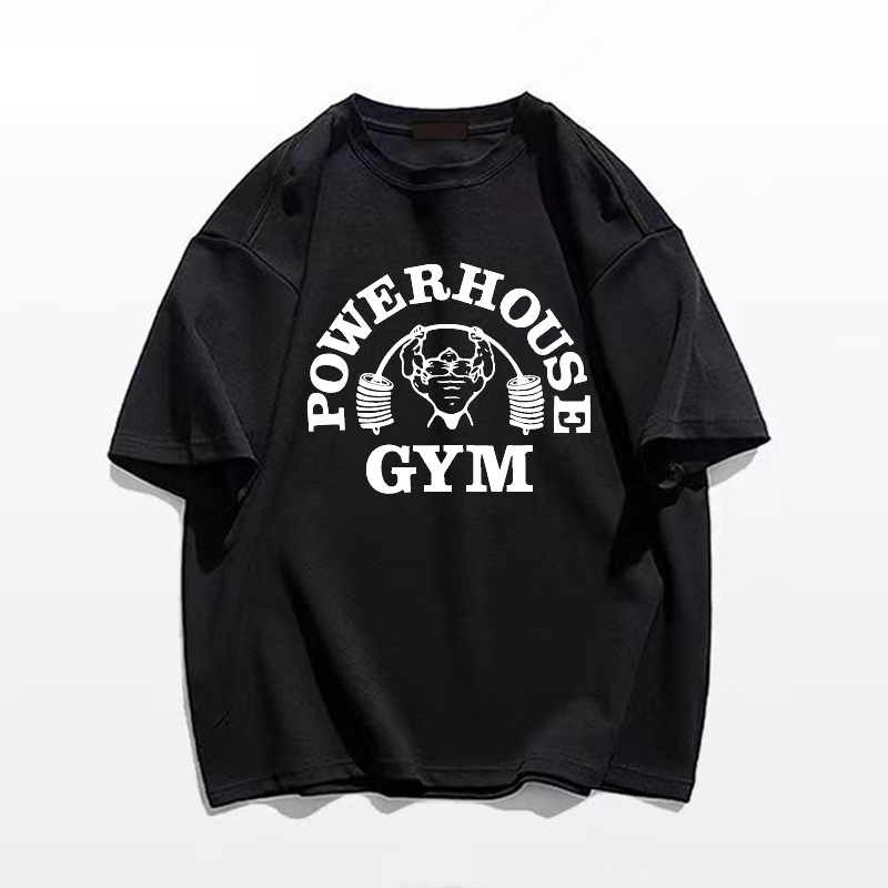 Camiseta Oversized Casual Manga Longa Verão Power House Gym Academia Maromba
