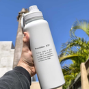 Garrafa Térmica 800ml/1.2L Bear Thermal Maris com Nome Gravado Pintura Eletrostática Suporte Celular