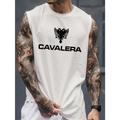Camisa Cavalera. Regata Oversized Machão Camiseta Camisa Streetwear Algodão Cavada Longline