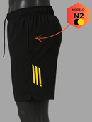 bermuda masculina esportiva para corrida caminhada e academia tecido leve com elastano