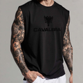 Camisa Cavalera. Regata Oversized Machão Camiseta Camisa Streetwear Algodão Cavada Longline